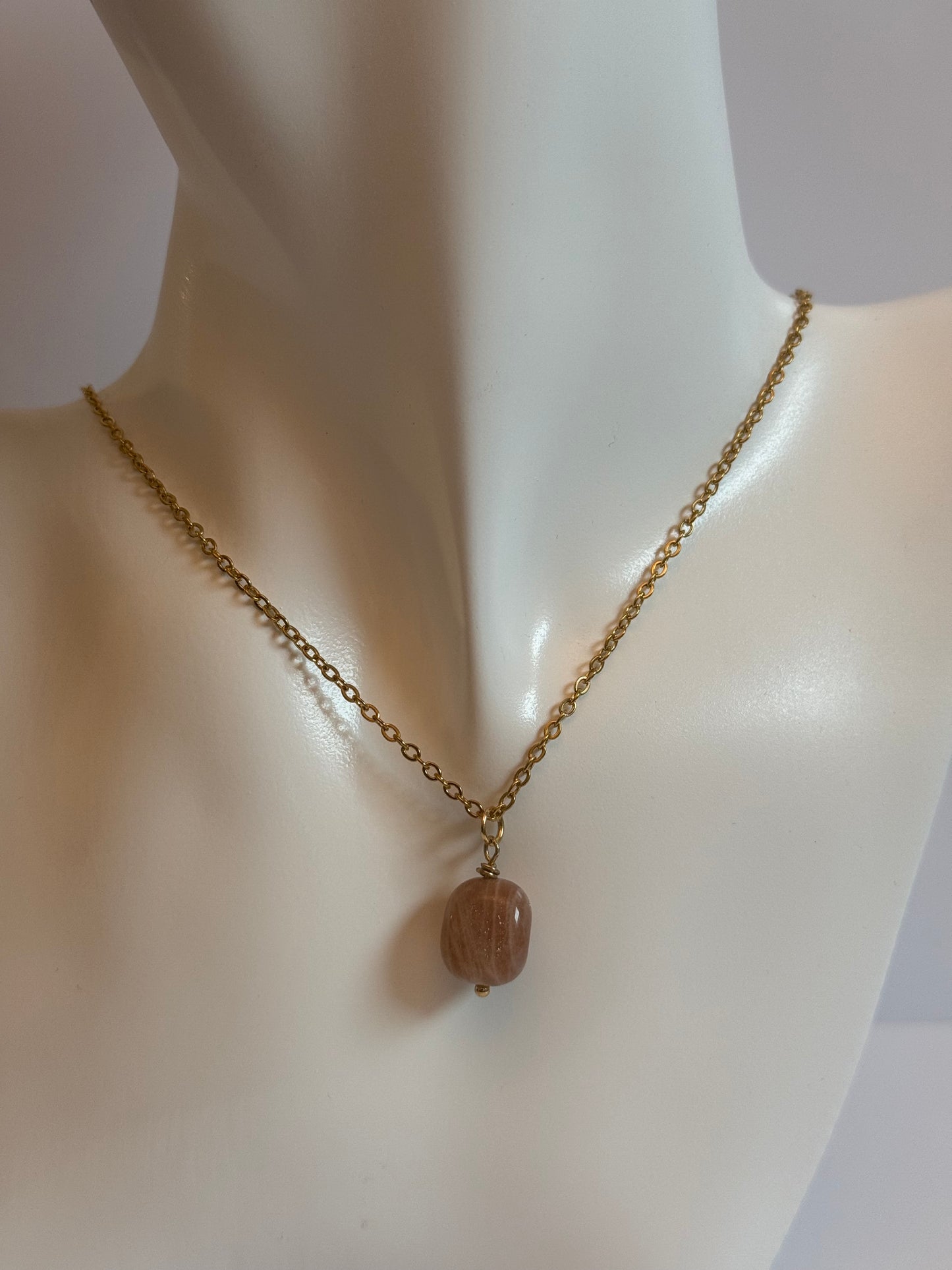 Natuurlijk steen ketting