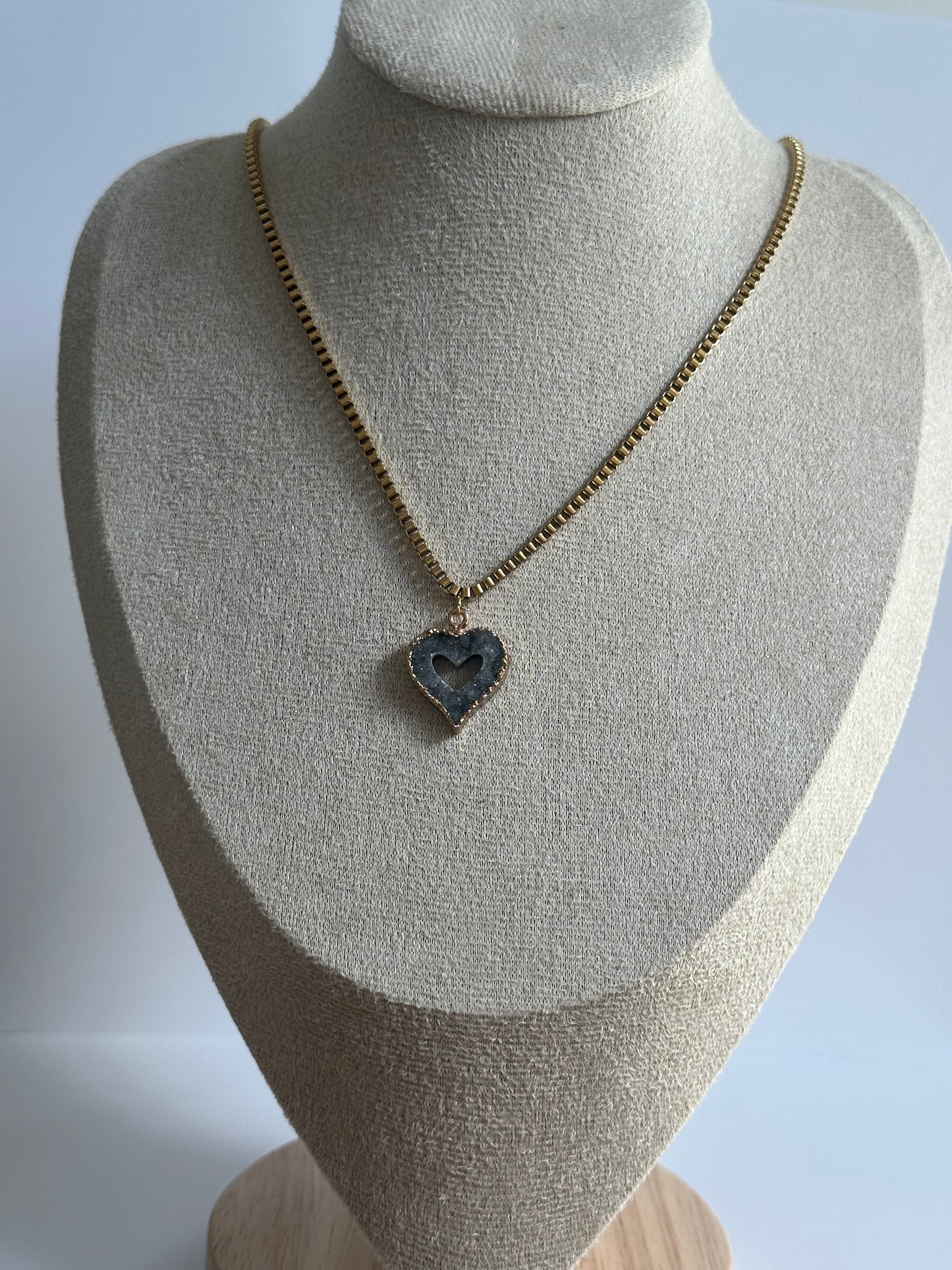 Agaat edelsteen ketting