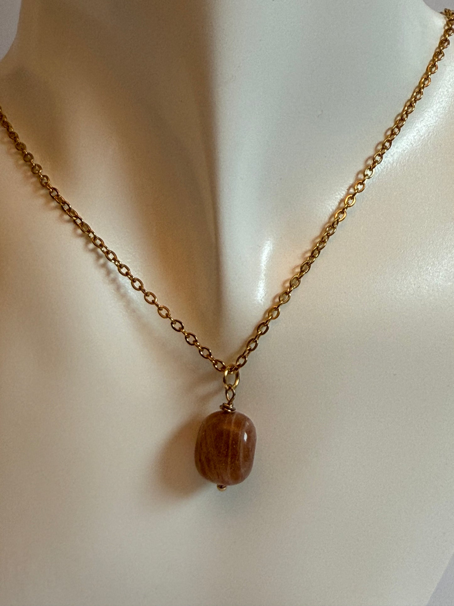 Natuurlijk steen ketting