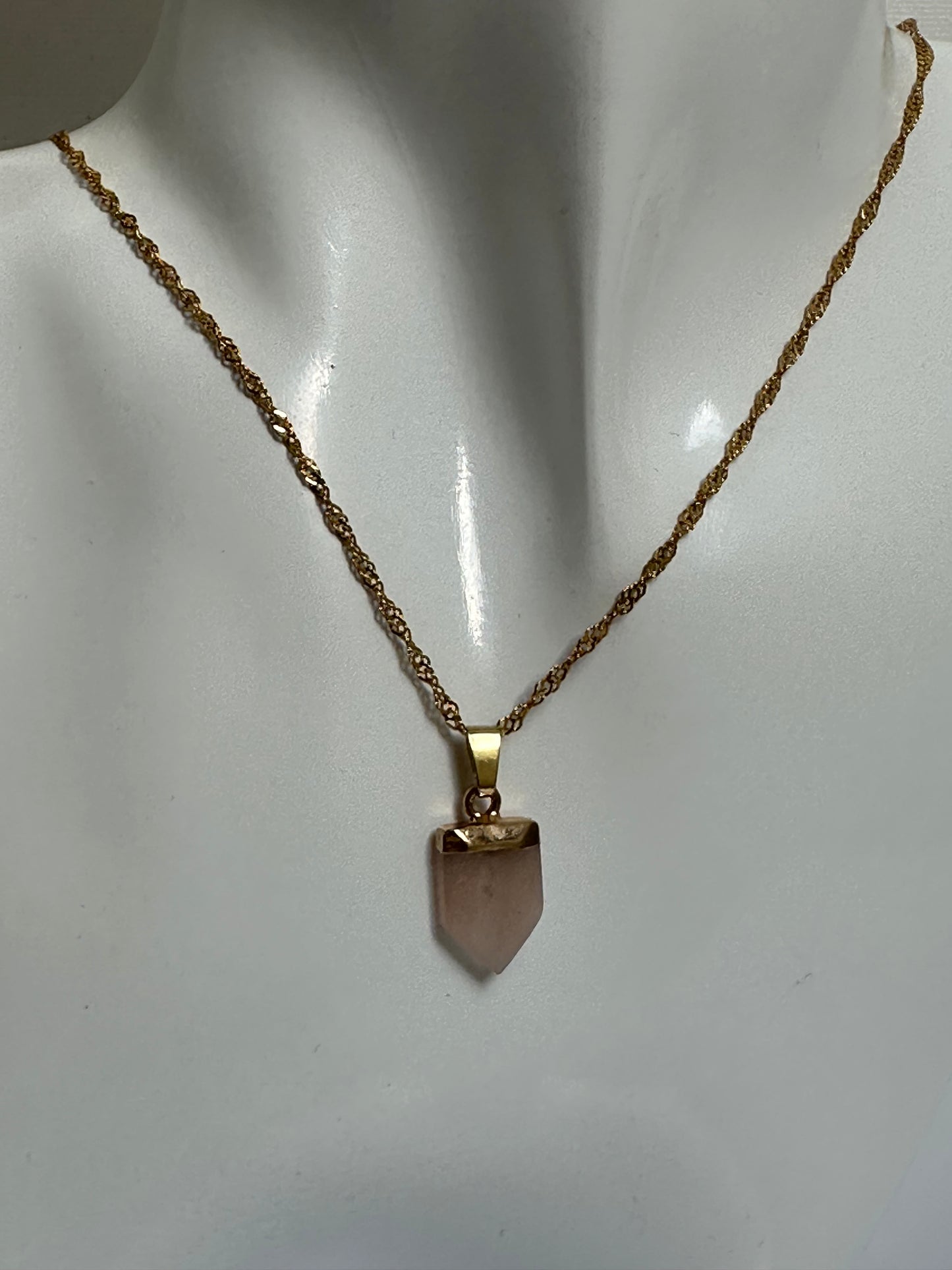 Roze aventurijn ketting