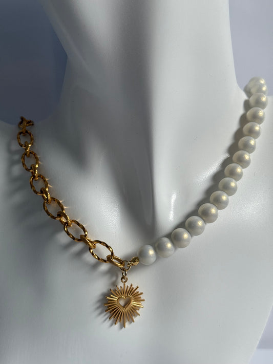 Parelmoer ketting