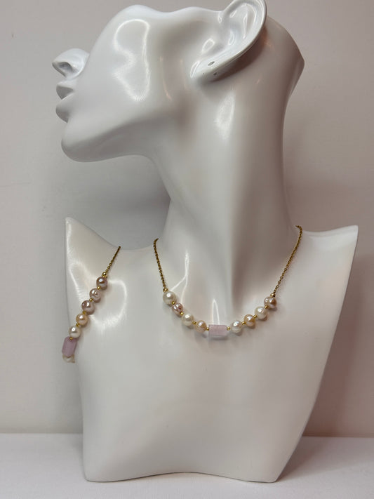 zoetwaterparels setje