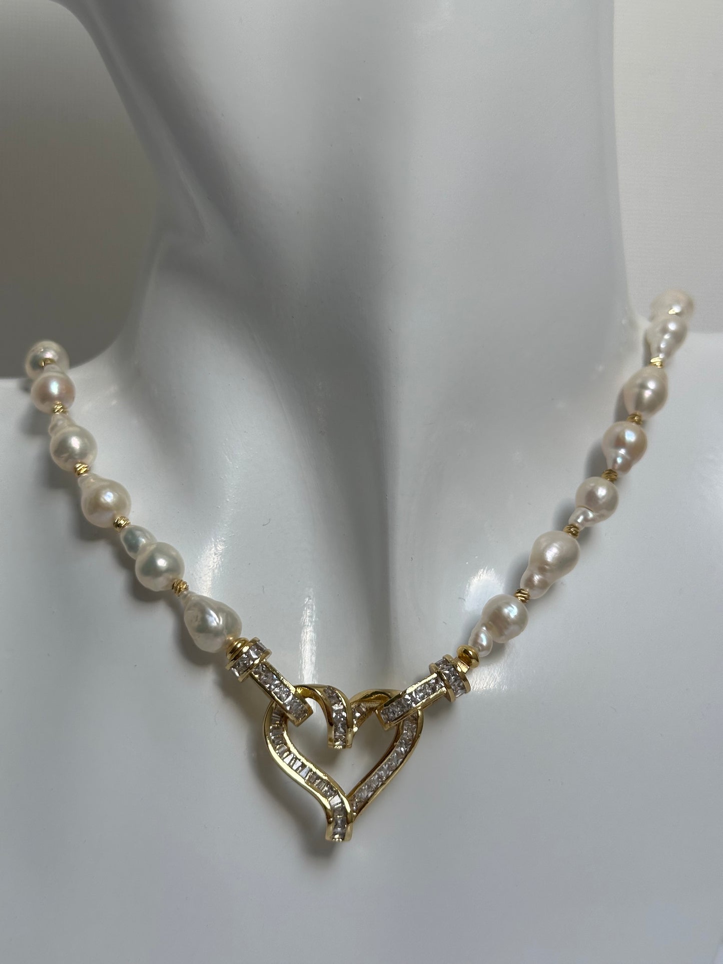 Zoetwaterparels choker