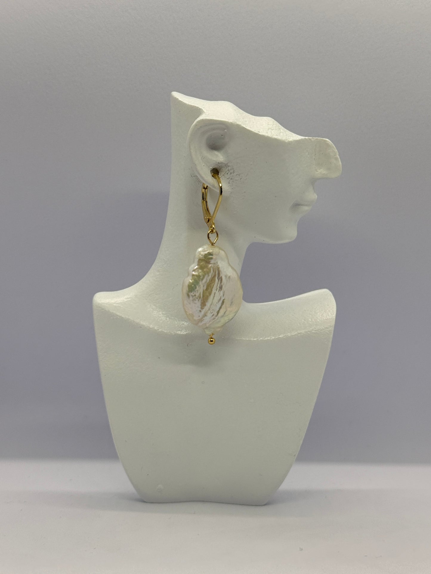 Zoetwaterparels oorbellen