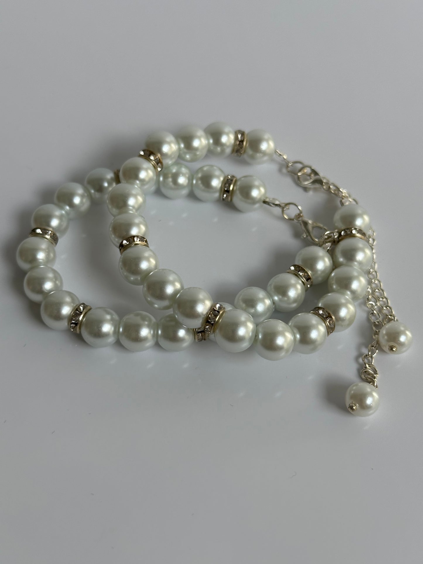 Schitterend glas parel armbandje 30%