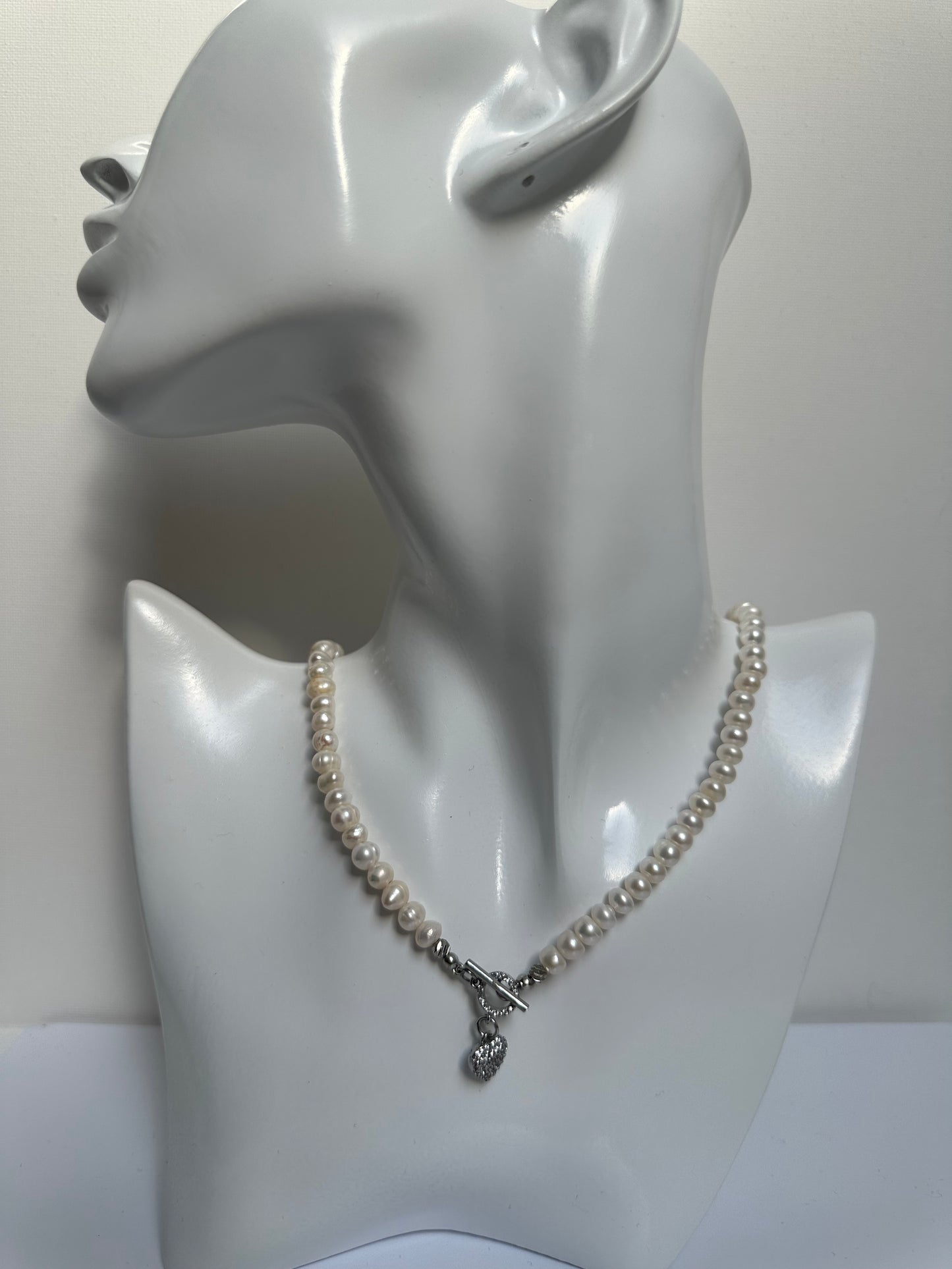 Zoetwaterparels choker